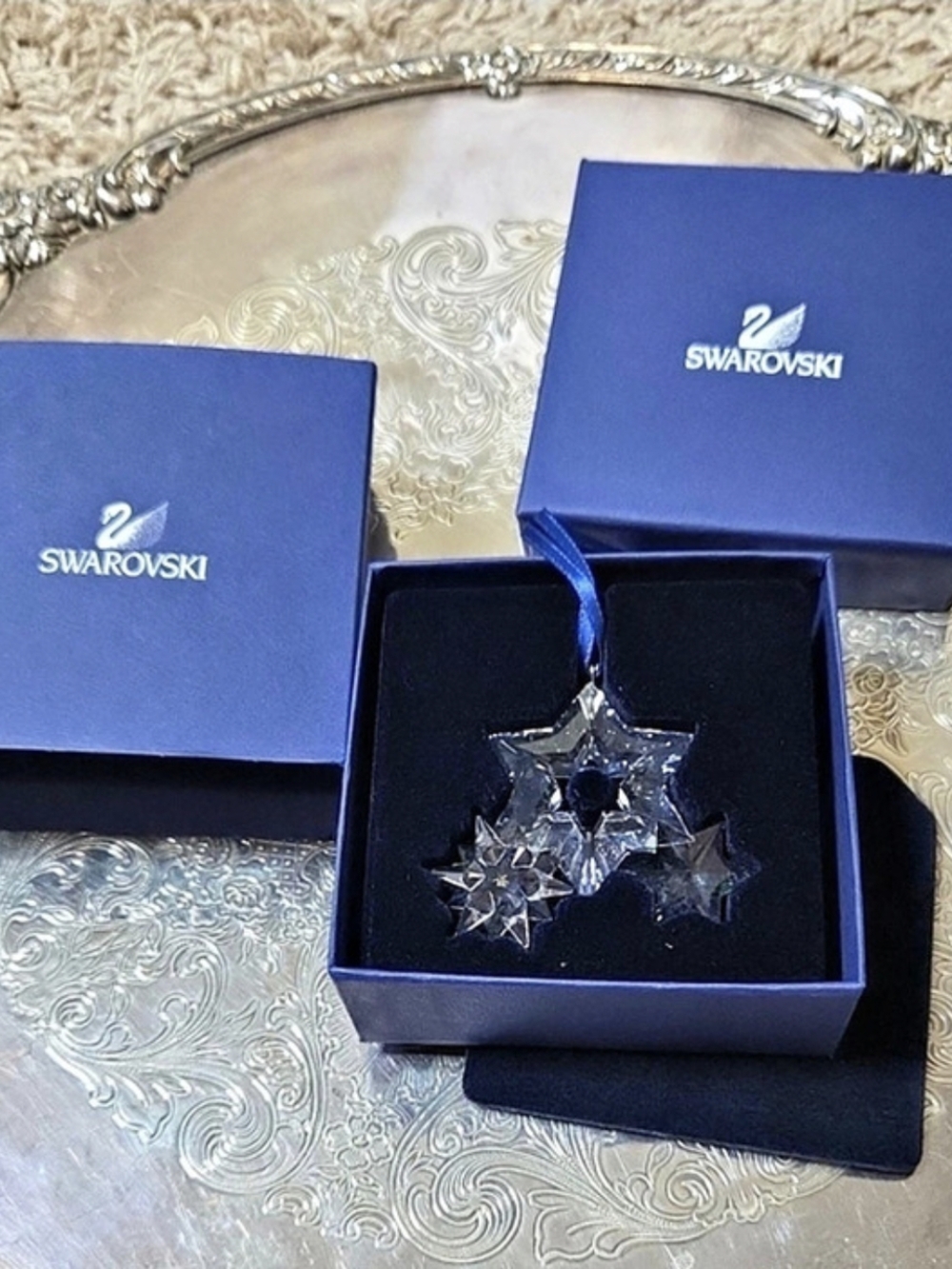 Swarovski Clear Crystal Star Crystal Star Ornament NWT, $299.95